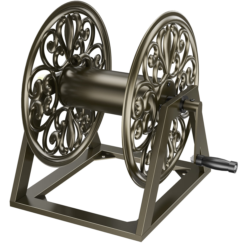 DualMount™ Decorative Garden Hose Reel