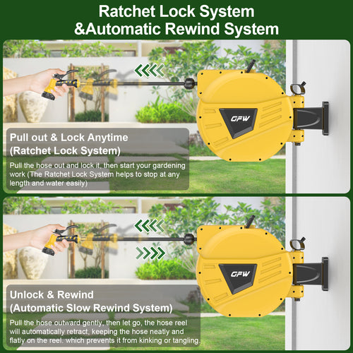 FlexRetract™ Retractable Hose Reel