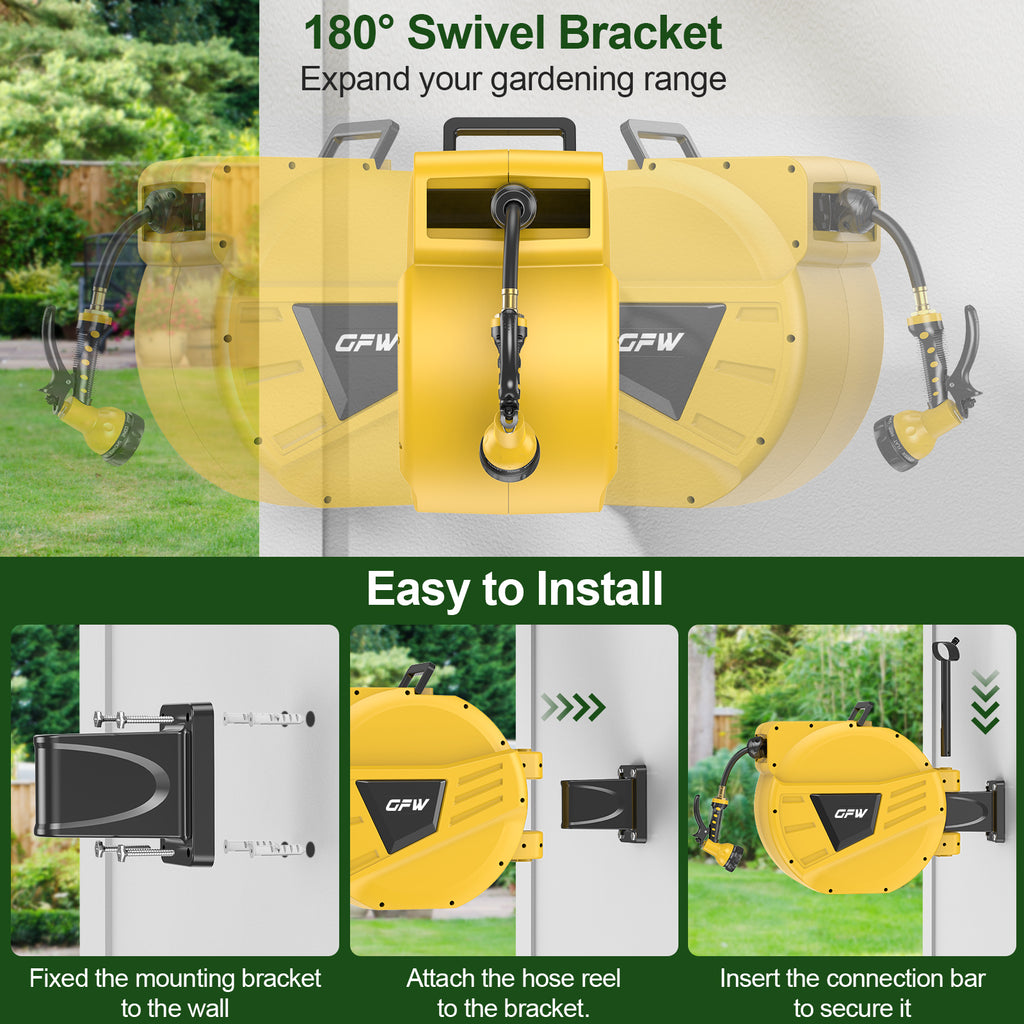 FlexRetract™ Retractable Hose Reel