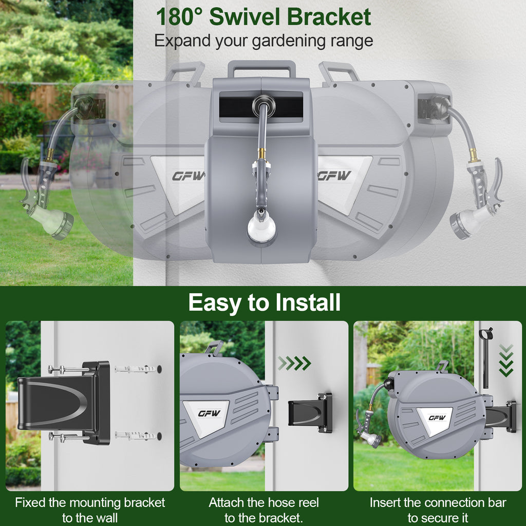 FlexRetract™ Retractable Hose Reel