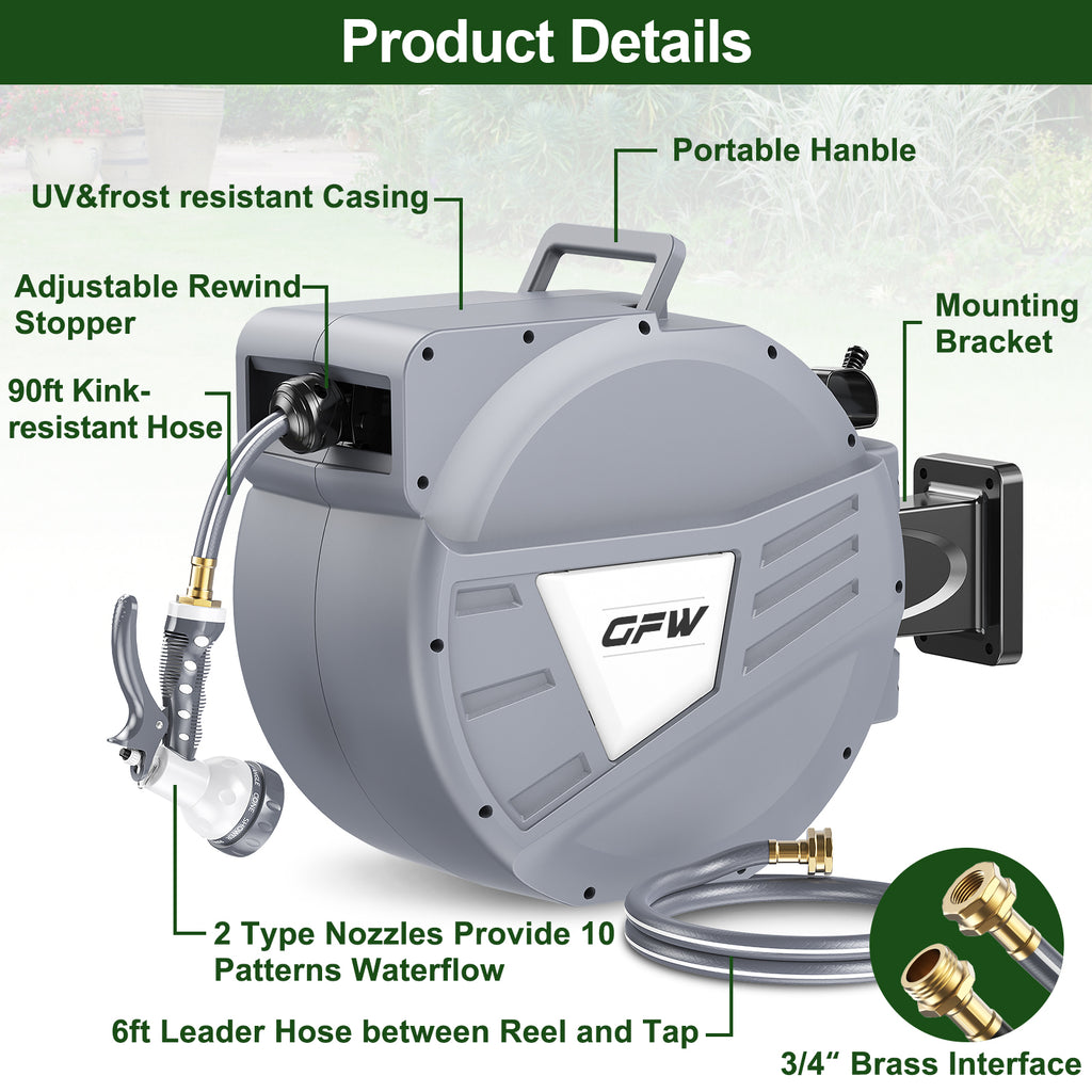 FlexRetract™ Retractable Hose Reel
