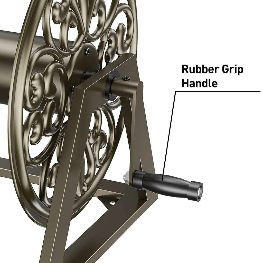 DualMount™ Decorative Garden Hose Reel