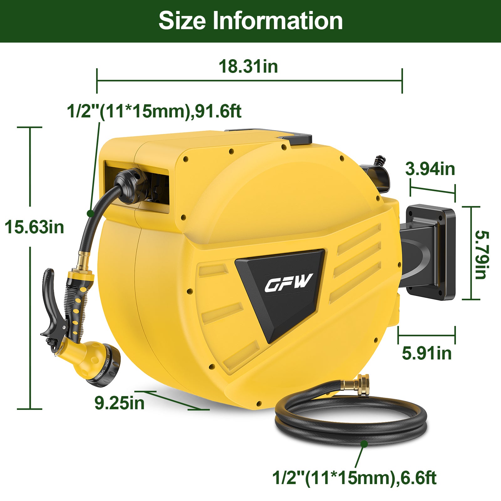 FlexRetract™ Retractable Hose Reel