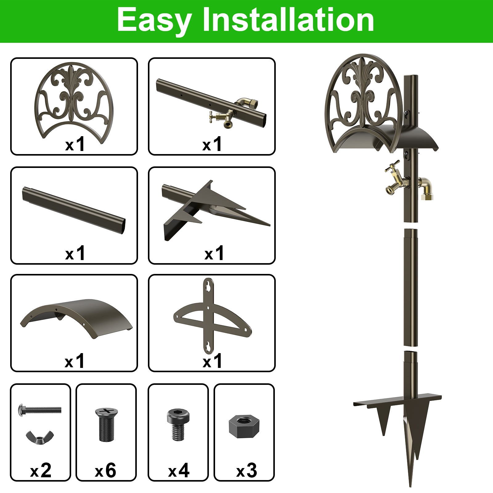 GroundRoot™ Flex Hose Stand